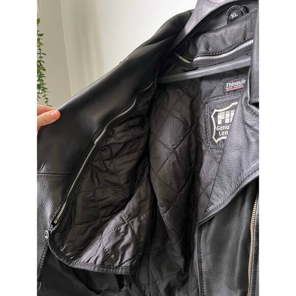 Wilson First Genuine Leather Jacket with Thinsulate Removable Layer Size XL - Picture 10 of 15